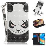 For Xiaomi Redmi Note 9 Pro 3D Colored Drawing Horizontal Flip Leather Case with Holder & Card Slot & Wallet & Lanyard(Angry Bear)
