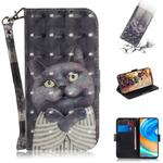 For Xiaomi Redmi Note 9 Pro 3D Colored Drawing Horizontal Flip Leather Case with Holder & Card Slot & Wallet & Lanyard(Embrace The Cat)