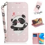 For Xiaomi Redmi Note 9 Pro 3D Colored Drawing Horizontal Flip Leather Case with Holder & Card Slot & Wallet & Lanyard(Love-heart Bear)