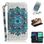 For Nokia 1.3 3D Colored Drawing Horizontal Flip Leather Case with Holder & Card Slot & Wallet & Lanyard(Peacock Wreath)