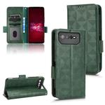 For Asus ROG Phone 6 Symmetrical Triangle Leather Phone Case(Green)