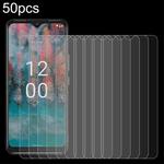 For Nokia C12 Pro 50pcs 0.26mm 9H 2.5D Tempered Glass Film