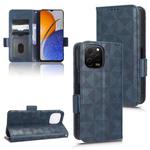 For Huawei nova Y61 Symmetrical Triangle Leather Phone Case(Blue)