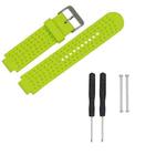 For Garmin Forerunner 620 Solid Color Replacement Wrist Strap Watchband(Lime)