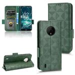 For Nokia C200 Symmetrical Triangle Leather Phone Case(Green)