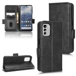 For Nokia G60 5G Symmetrical Triangle Leather Phone Case(Black)