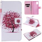 For Galaxy A51 Painting Horizontal Flip Leather Case with Holder & Card Slot & Lanyard(Colorful Tree)