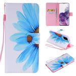 For Galaxy S20+ Painting Horizontal Flip Leather Case with Holder & Card Slot & Lanyard(Sunflower)