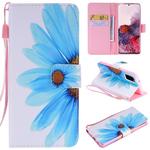For Galaxy S20 Painting Horizontal Flip Leather Case with Holder & Card Slot & Lanyard(Sunflower)