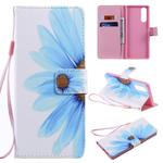 For Sony XZ5 Painting Horizontal Flip Leather Case with Holder & Card Slot & Lanyard(Sunflower)