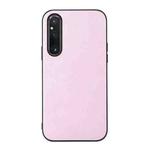For Sony Xperia 1 V Cowhide Texture PU Phone Case(Pink)
