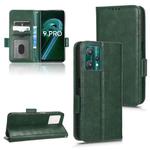 For Realme 9 Pro / 9 5G / Q5 Symmetrical Triangle Leather Phone Case(Green)