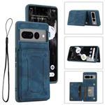 For Google Pixel 7 Pro 5G Dream Magnetic Back Cover Card Wallet Phone Case(Blue)