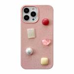 For iPhone 14 Pro Love Gem Degradable Phone Case(Pink)