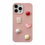 For iPhone 14 Plus Love Gem Degradable Phone Case(Pink)