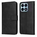 For Honor X8a Classic Calf Texture Flip Leather Phone Case(Black)