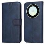 For Honor X9a/X40 5G/Magic5 Lite Classic Calf Texture Flip Leather Phone Case(Blue)