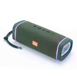 T&G TG375 Outdoor Portable LED Light RGB Wireless Bluetooth Speaker Subwoofer(Dark Green)