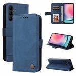 For Samsung Galaxy A24 4G Skin Feel Life Tree Metal Button Leather Phone Case(Blue)