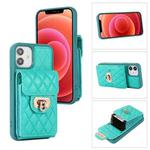 For iPhone 11 Pro Max Card Slot Leather Phone Case(Mint Green)