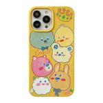 For iPhone 13 Pro Max Ins Style Lovely Pattern Degradable Phone Case(Crown Zoo)
