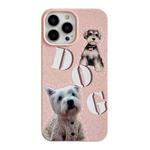 For iPhone 12 Pro Max Ins Style Lovely Pattern Degradable Phone Case(Dogs)