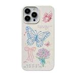 For iPhone 11 Ins Style Lovely Pattern Degradable Phone Case(Butterfly)