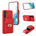 For Samsung Galaxy S23 5G Card Slot Leather Phone Case(Red)