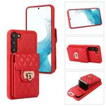 For Samsung Galaxy S23+ 5G Card Slot Leather Phone Case(Red)