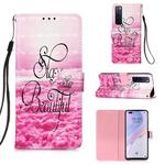For Huawei nova 7 Pro 5G 3D Painting Horizontal Flip Leather Case with Holder & Card Slot & Lanyard(Beautiful)