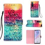 For Huawei nova 7 Pro 5G 3D Painting Horizontal Flip Leather Case with Holder & Card Slot & Lanyard(Catch Dream)