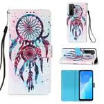 For Huawei nova 7 SE 3D Painting Horizontal Flip Leather Case with Holder & Card Slot & Lanyard(Colorful Wind Chimes)