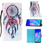 For Huawei P40 Lite E / Y7P 3D Painting Horizontal Flip Leather Case with Holder & Card Slot & Lanyard(Colorful Wind Chimes)