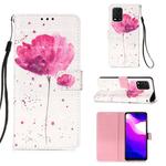 For Xiaomi Mi 10 Lite 5G 3D Painting Horizontal Flip Leather Case with Holder & Card Slot & Lanyard(Flower)