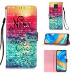 For Xiaomi Redmi Note 9S 3D Painting Horizontal Flip Leather Case with Holder & Card Slot & Lanyard(Catch Dream)