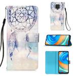 For Xiaomi Redmi Note 9S 3D Painting Horizontal Flip Leather Case with Holder & Card Slot & Lanyard(Fantasy Wind Chimes)