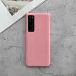 For Huawei Nova 7 Pro Shockproof Frosted TPU Protective Case(Pink)