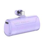 KUULAA KL-YD47 4500mAh USB-C/Type-C Interface Mini Power Bank(Purple)