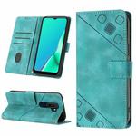 For OPPO A9 2020 / A5 2020 / A11X Skin-feel Embossed Leather Phone Case(Green)