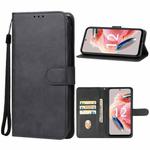 For Redmi Note 12 4G Global Leather Phone Case(Black)