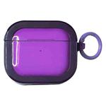 For AirPods Pro / Pro 2 2 in 1 Jelly TPU Earphone Protective Case(Purple)