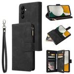 For Samsung Galaxy A34 5G Multifunctional Multi-Card Wallet Phone Leather Case(Black)
