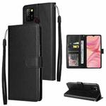 For Infinix Hot 10 Lite 3 Card Slots Multifunctional Leather Phone Case(Black)