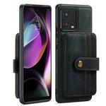 For Motorola Moto S30 Pro JEEHOOD RFID Blocking Anti-Theft Magnetic PU Phone Case(Black)