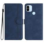 For Xiaomi Redmi A1+ Heart Pattern Skin Feel Leather Phone Case(Royal Blue)