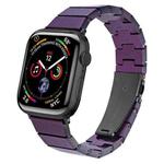 One-bead Resin Watch Band For Apple Watch Ultra 49mm / Series 8&7 45mm / SE 2&6&SE&5&4 44mm / 3&2&1 42mm(Carbon Fiber Purple)