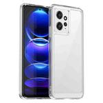 For Xiaomi Redmi Note 12 4G Global Colorful Series Acrylic + TPU Phone Case(Transparent)