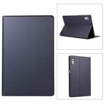 For Lenovo Tab M9 Voltage Craft Texture TPU Flip Leather Tablet Case(Dark Blue)
