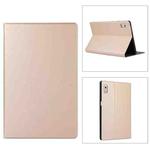 For Lenovo Tab M9 Voltage Craft Texture TPU Flip Leather Tablet Case(Gold)