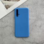 For Huawei Honor 20 Shockproof Frosted TPU Protective Case(Light Blue)